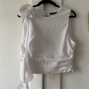 Abercrombie Ruffled Bow Top